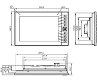 Programowalny wyświetlacz graficzny do maszyn mobilnych ecomatDisplay/10"/Touch (CR1102) - IFM