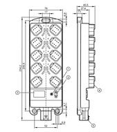 Moduły wejść/wyjść do maszyn mobilnych ioControl/Out 16/DT6 (CR2051) - IFM