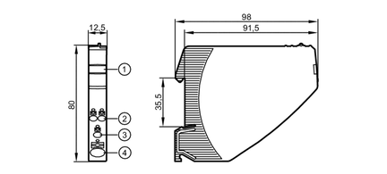 Moduł zasilający do wyłącznika elektronicznego Fuse/Standard/24VDC/Module (DF1100) - IFM