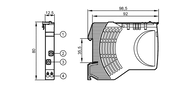 Wyłącznik elektroniczny Fuse/Standard/24VDC/2x6A (DF1216) - IFM