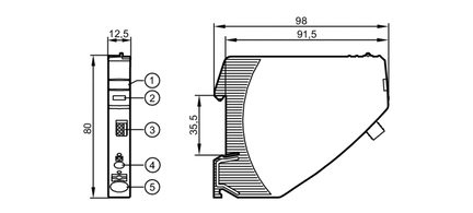 Moduł zasilający do wyłącznika elektronicznego Fuse/IO-Link/24VDC/Module (DF2101) - IFM