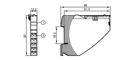 Moduł dystrybucji potencjału uziemienia Pot.Module GND/10x 2.5mm2 (DF3110) - IFM