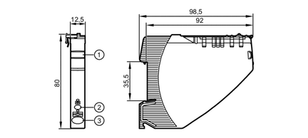 Moduł zasilający do wyłącznika elektronicznego Supply Module 24VDC/reverse (DF3210) - IFM