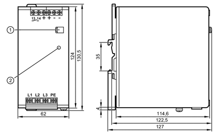 Zasilacz impulsowy 24V DC PSU-3AC/24VDC-10A (DN4033) - IFM