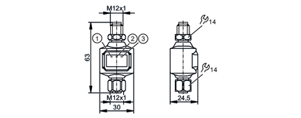 Konwerter 0...10 V - IO-Link CONV 2x0-10V/IO-LINK/IP69K (DP3222) - IFM