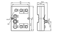 Jednostka przetwarzająca RFID LF / HF DTELF/HFABRwDPUS00 (DTE100) - IFM