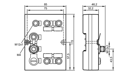 Jednostka przetwarzająca RFID LF / HF DTELF/HFABRwITUS00 (DTE105) - IFM