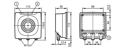 Kompaktowe urządzenie RFID DTRUHFA HLRwEIUS04 (DTE912) - IFM