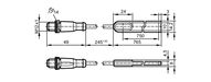 Pasek LED RGBw transp-750mm-fb (DV1203) - IFM