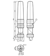 Lampa sygnalizacyjna 5-segmentowa z wyjściem IO-Link danych LED-Tower-5/MDA/Bracket-Buz (DV1511) - IFM