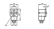 Wtyk do zaworów do zarobienia VALVE PLUG TYPE A (E10058) - IFM