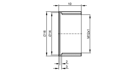 Osłona obudowy M12 PTFE (E10242) - IFM