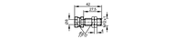 Tuleja montażowa z blokadą FIXING/M8/BASIC/MS/END STOP (E10849) - IFM