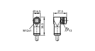Przewód z gniazdem A do AH080MSS0010A06 (E10980) - IFM