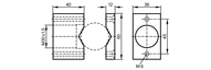 Zestaw do montażu na rurociągu MOUNTING KIT M30 G1/4-1 (E11037) - IFM