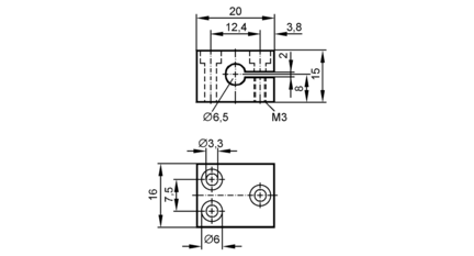 Obejma montażowa MOUNTING CLAMP D6,5MM (E11294) - IFM