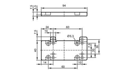 Adapter montażowy  do czujników  indukcyjnych ADAPT IVE 50/40mm (E11307) - IFM