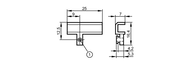 Adapter montażowy  do siłowników SMC (E11890) - IFM