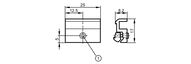 Adapter montażowy  do siłowników Bosch Rexroth (E11892) - IFM