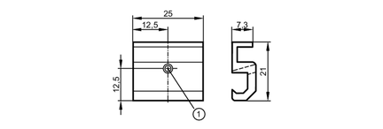 Adapter montażowy  do siłowników Festo (E11895) - IFM