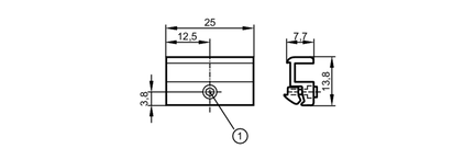 Adapter montażowy  do siłowników Bosch Rexroth (E11983) - IFM