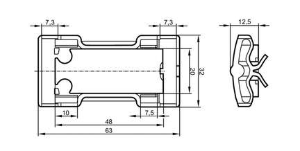 Adapter do montażu na rurociągu (E12163) - IFM