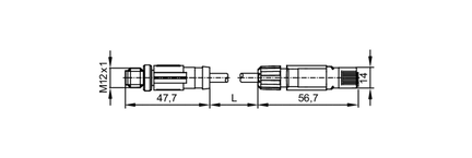 Przewód Ethernet VSTGN040ZDS0020L04STGP040--S (E12205) - IFM