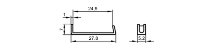 Adapter montażowy  do siłowników Norgren (E12218) - IFM