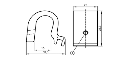 Adapter montażowy  do siłowników profilowanych i szpilkowych ADAPT TIE ROD/PROFILE (E12234) - IFM