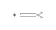 Przewody bez Wtyków CABLE/100m/PVC/4x0,34/ORANGE (E12256) - IFM