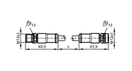 Przewód połączeniowy V do GH050MSA0015C05STGH050MSS (E12363) - IFM