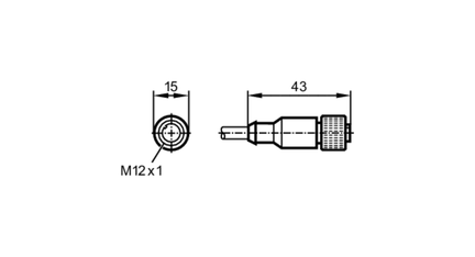 Przewód z gniazdem A do GH080MSS0010K08 (E12404) - IFM