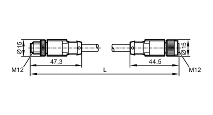 Przewód Ethernet V do GN040ZDS0020L04STGN040ZDS (E12424) - IFM