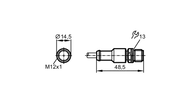 Przewód z Wtykiem ASTGH120MSS0005H12 (E12455) - IFM