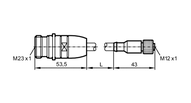 Przewód połączeniowy A do GH080MSS00,3K05STGK120MSS (E12460) - IFM