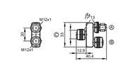 Rozdzielacze typu Y Z do 2H050MSS0000-00STGH050MSS (E12481) - IFM