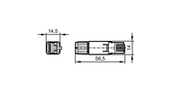 Złącze Ethernet RJ45 (E12514) - IFM