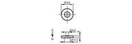 Magnes M6.0 NEODYM, DRILL HOLE (E12539) - IFM