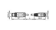 Przewód Ethernet VSTGX080MSS0005K08STGP080--S (E12632) - IFM