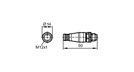 Konektor (E12639) - IFM