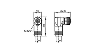 Przewód z gniazdem A do AX050MSS0010H05 (E12648) - IFM