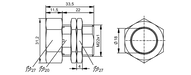 Tuleja montażowa z blokadą FIXING/M18/NT/MS/END STOP (E12745) - IFM