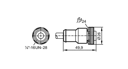 Przewód z gniazdem A do GB050ZDS0002B05 (E12772) - IFM