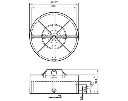 Znacznik Położenia do Siłowników Zaworowych PUCK/IND/BK/D102 (E17328) - IFM