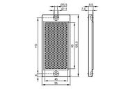 Odbłyśnik do czujników  refleksyjnych REFLECTOR TS-93x45 (E20453) - IFM