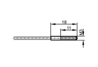 Czujnik światłowodowy w układzie bramki FE-11-EPA-M3/F1X1/2M (E20603) - IFM