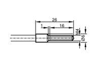 Czujnik światłowodowy odbiciowy FT-11-EPA-M4/F2X16X0,265/2M (E20645) - IFM