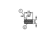 Soczewka do światłowodów LENS ATTACHMENT D5X10-M4 (E20755) - IFM