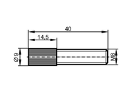 Głowica pomiarowa do światłowodowego czujnika dyfuzyjnego FT-11-EPA-M8x40/F2x1 (E20765) - IFM