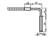 Czujnik światłowodowy odbiciowy FT-50-V-V-M5/16/R (E20824) - IFM